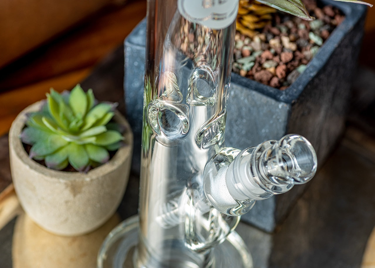 HVY Glass 10" Straight Tube Bong image 4