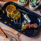 3.5" Gold & Silver Fumed Twisted Rod Spoon Pipe image 3