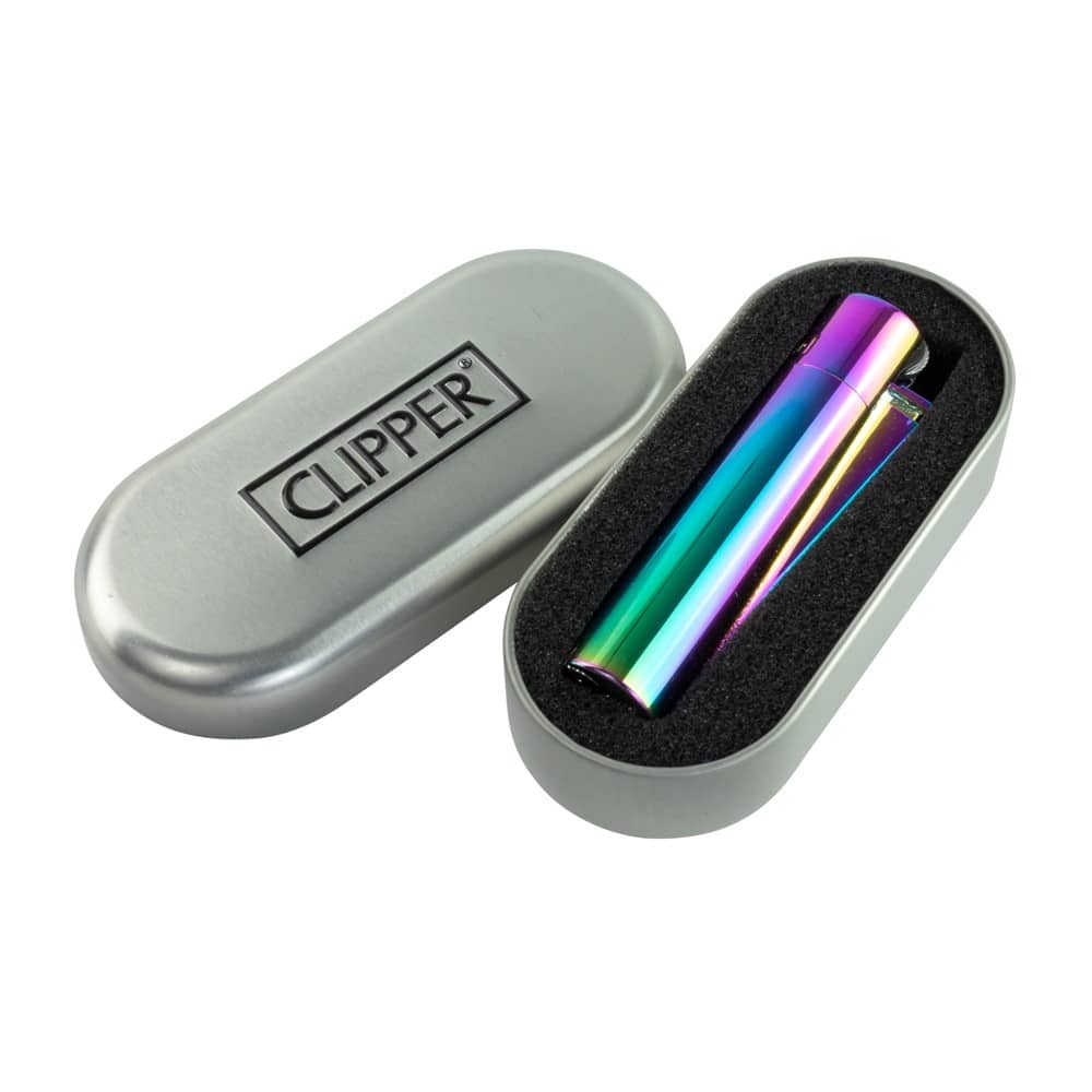Metal Icy Rainbow Clipper Lighter image 0