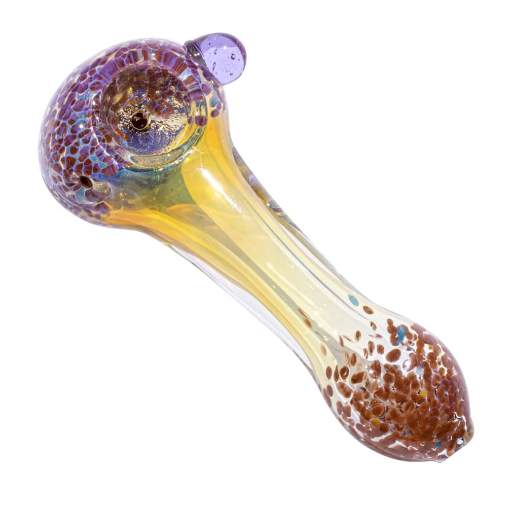 4.5" Silver Fumed Spoon Pipe image 9