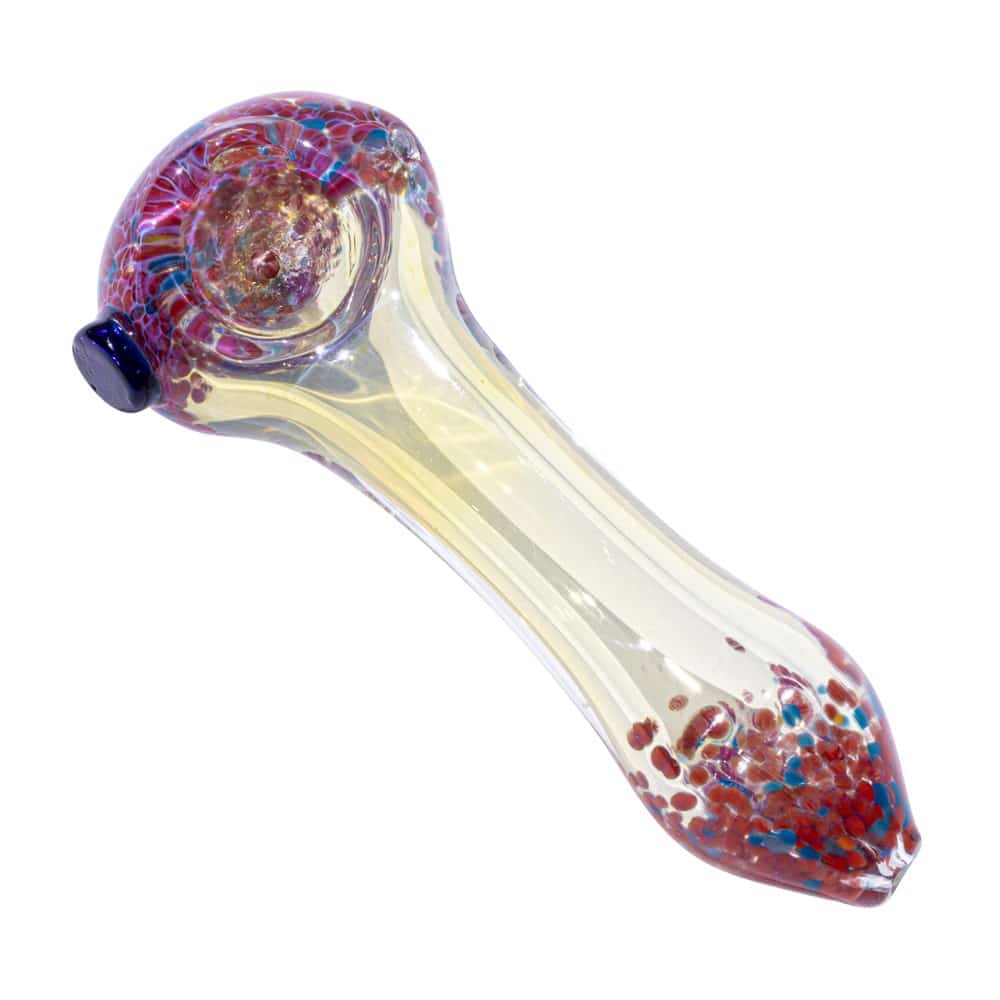 4.5" Silver Fumed Spoon Pipe image 4