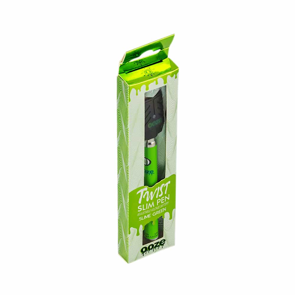 Ooze Slim Pen TWIST Battery w/ USB Charger - 510 Threading - Slime Green image