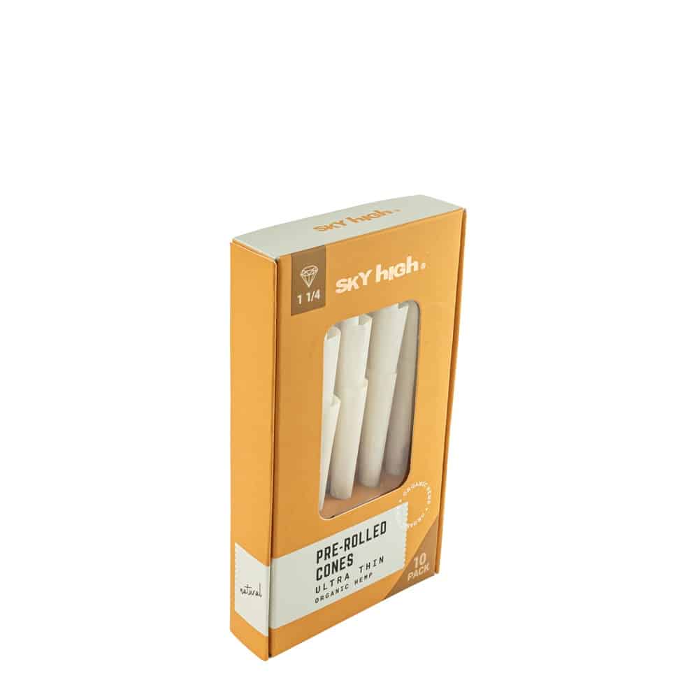 Sky High Organic Hemp Pre-Rolled Cones - 1 1/4" image 1