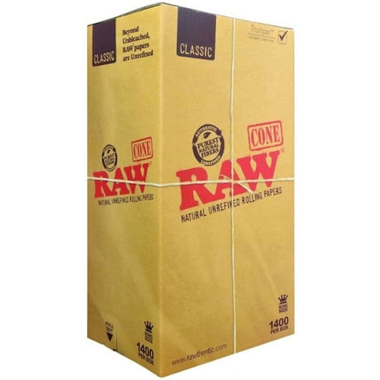 RAW Classic Pre-Rolled Cones - King Size (1,400 Pack) image 0