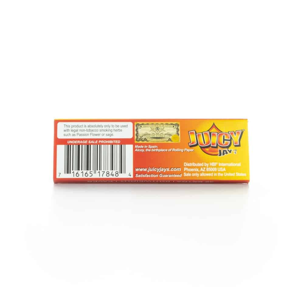 Juicy Jay's Rolling Papers - Mello Mango - 1 1/4" image 2