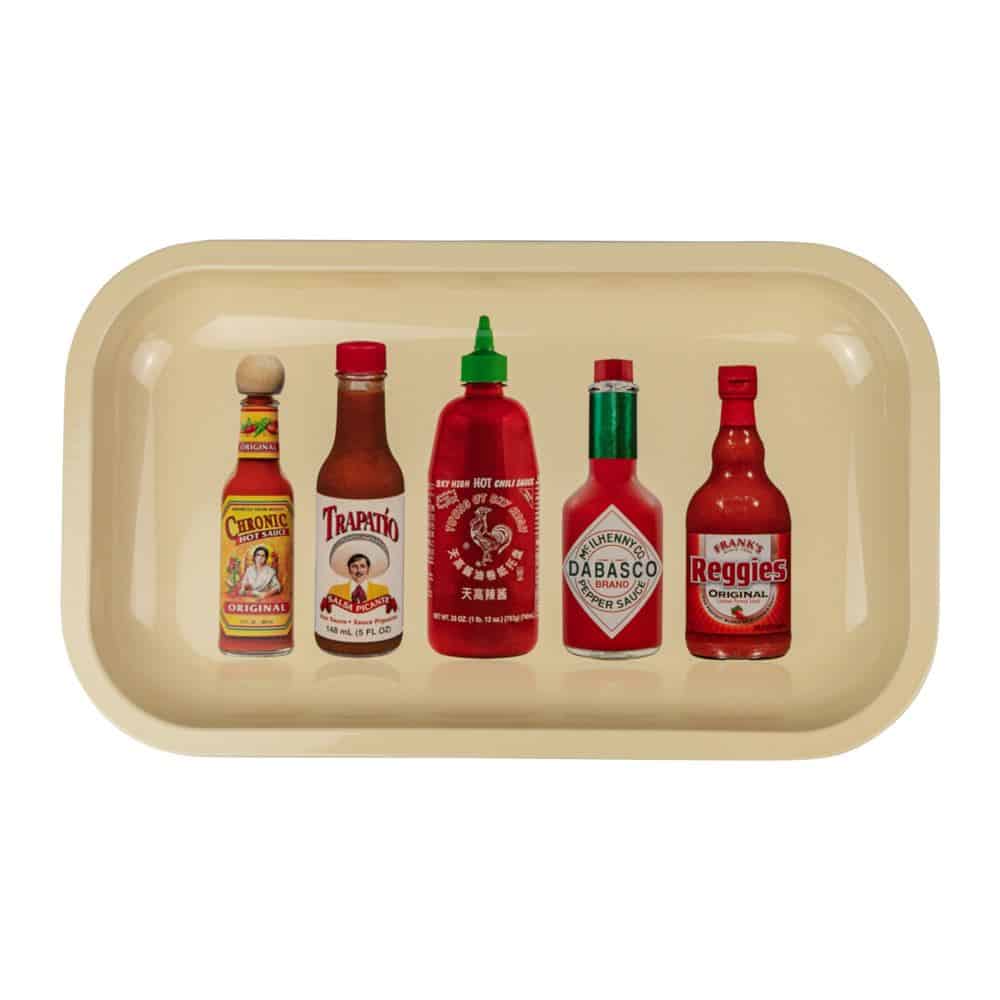 Sky High Rolling Tray - Hot Sauce image 0