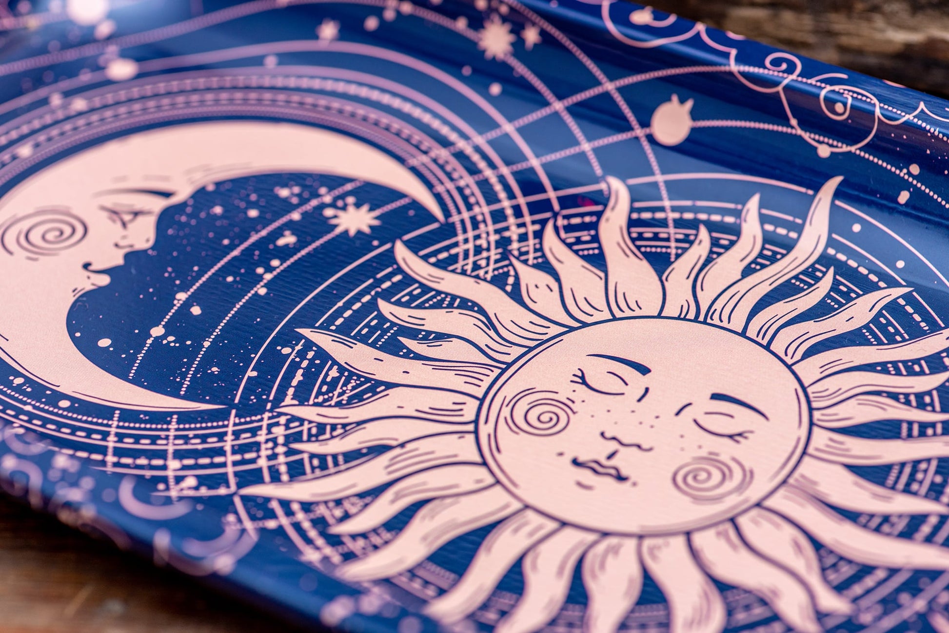 Puff Plate - Sun &amp; Moon Rolling Tray image 5