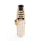 Scorch Torch Skyscraper - Single Jet Flame Lighter - Marble &amp; Gold image