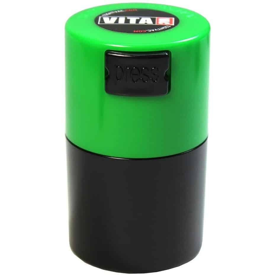 Vitavac Vacuum Sealed Container - Green &amp; Black image