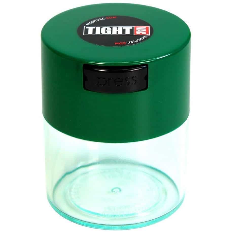 Tightvac 3oz Vacuum Sealed Container - Green &amp; Clear image