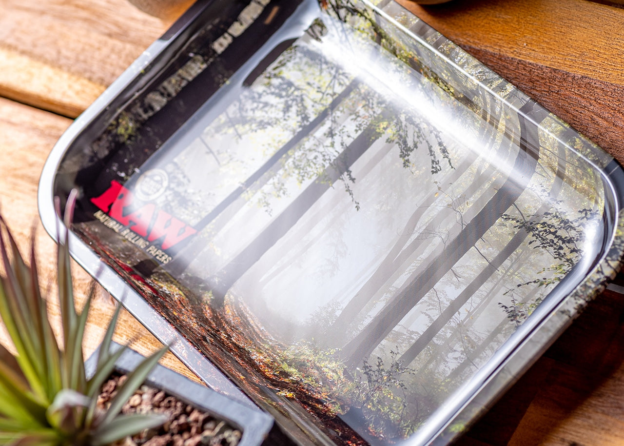 RAW Rolling Tray - Smokey Forest image 1