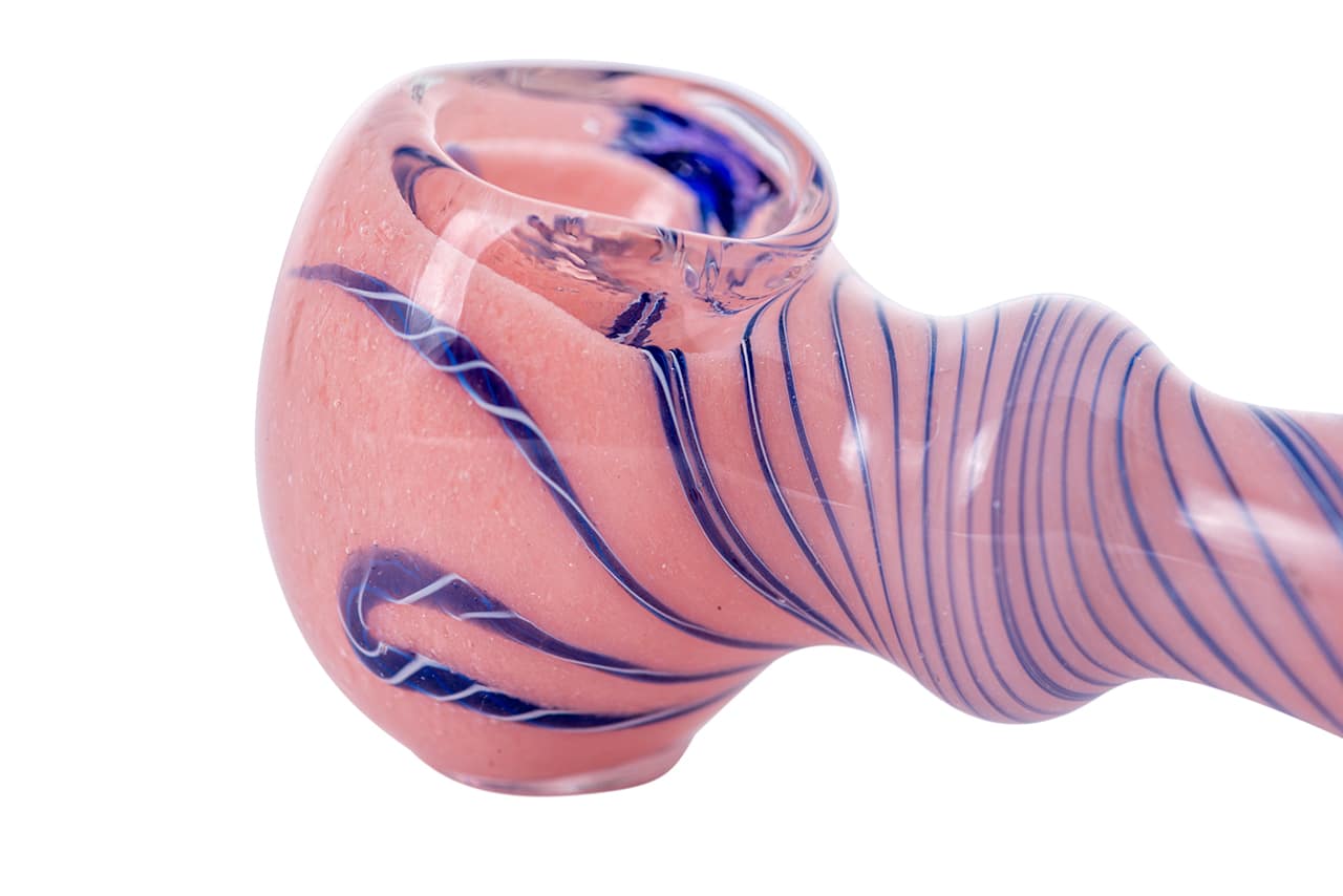 4" Frit Mid Spoon Pipe image 4