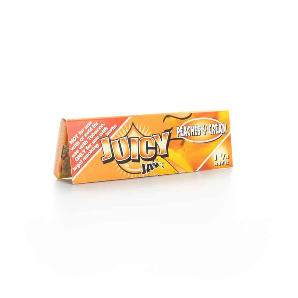 Juicy Jay's Rolling Papers - Peaches N Cream - 1 1/4" image 1