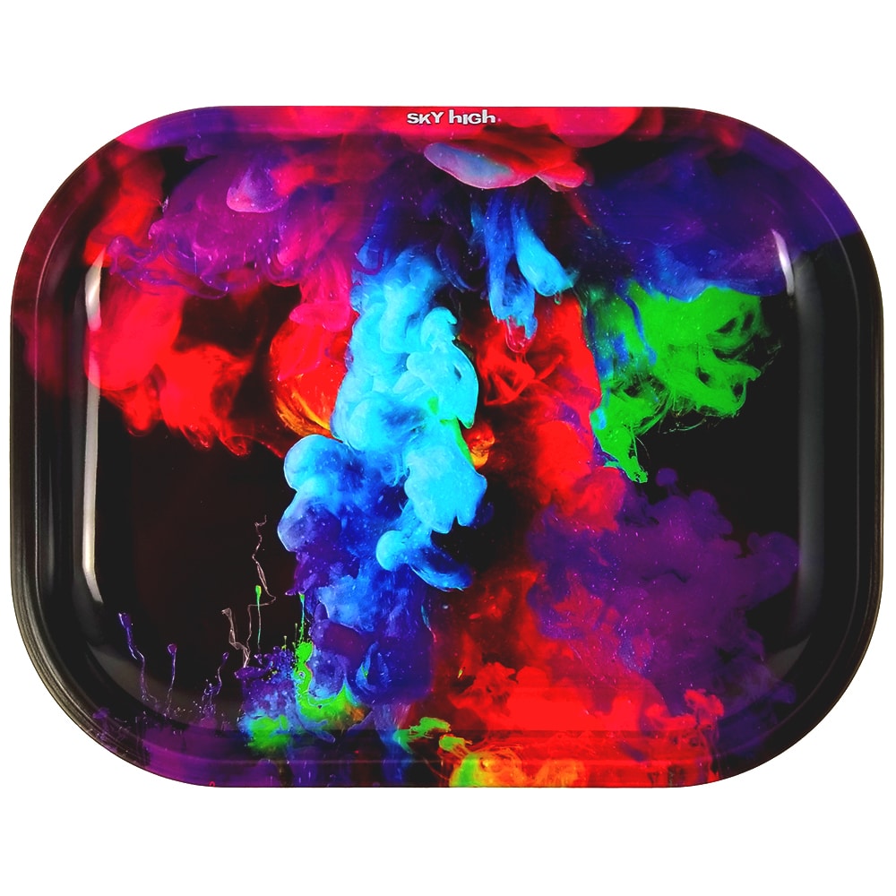 Sky High Rolling Tray - Rainbow Ink - Small image