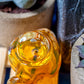 3.5" Gold Fumed Ring Mushroom Spoon Pipe image 6