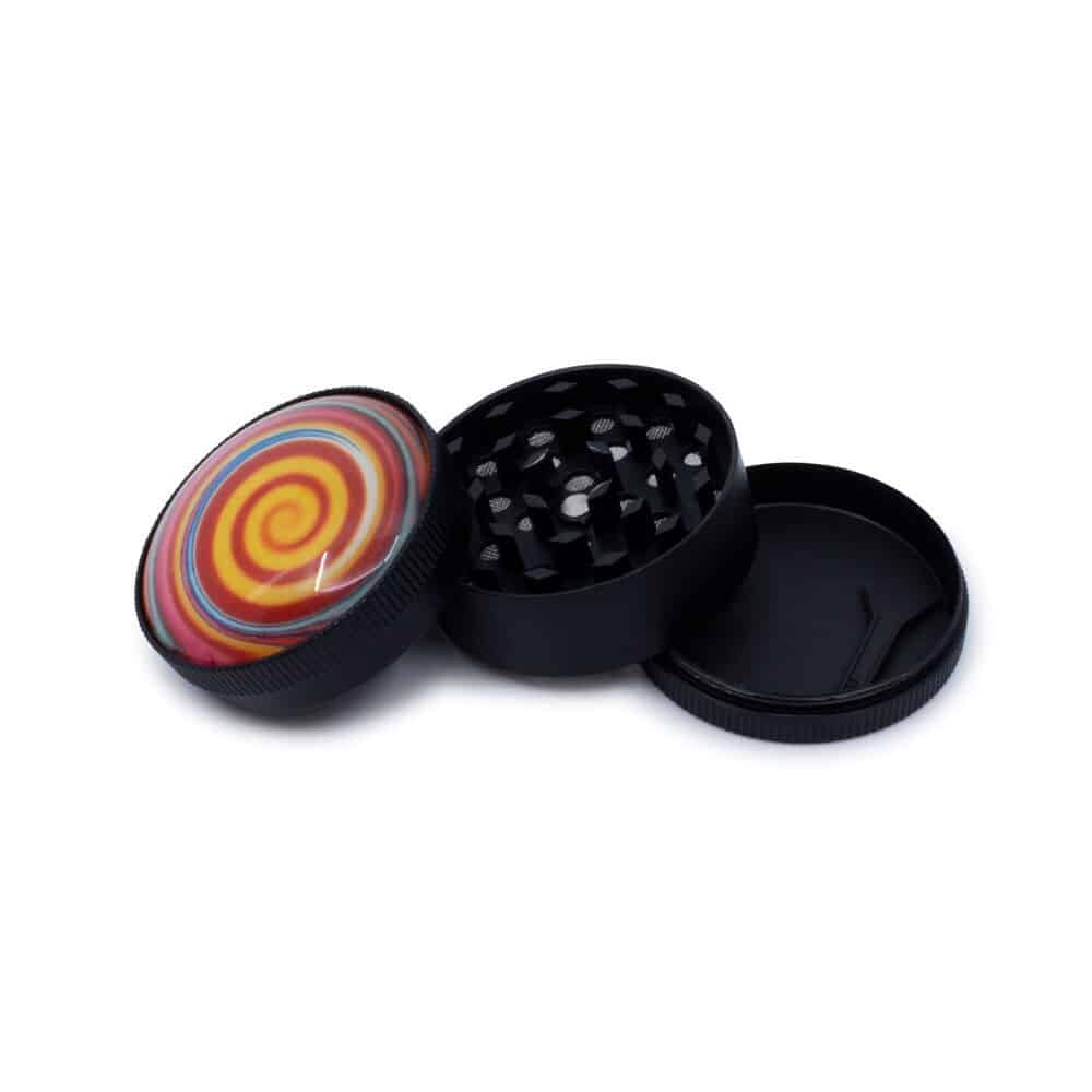 Bubbletop Swirl 3-Piece Herb Grinder image 2