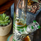 HVY Glass 10" Gold Swirl Straight Tube Bong image 4
