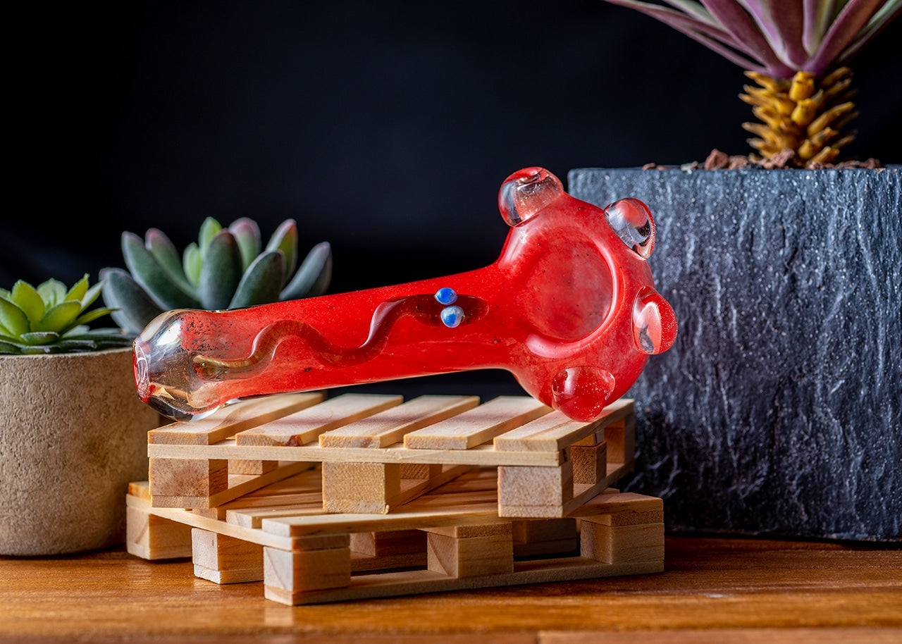 4.5" Googly Eye Reptile Spoon Pipe image 8
