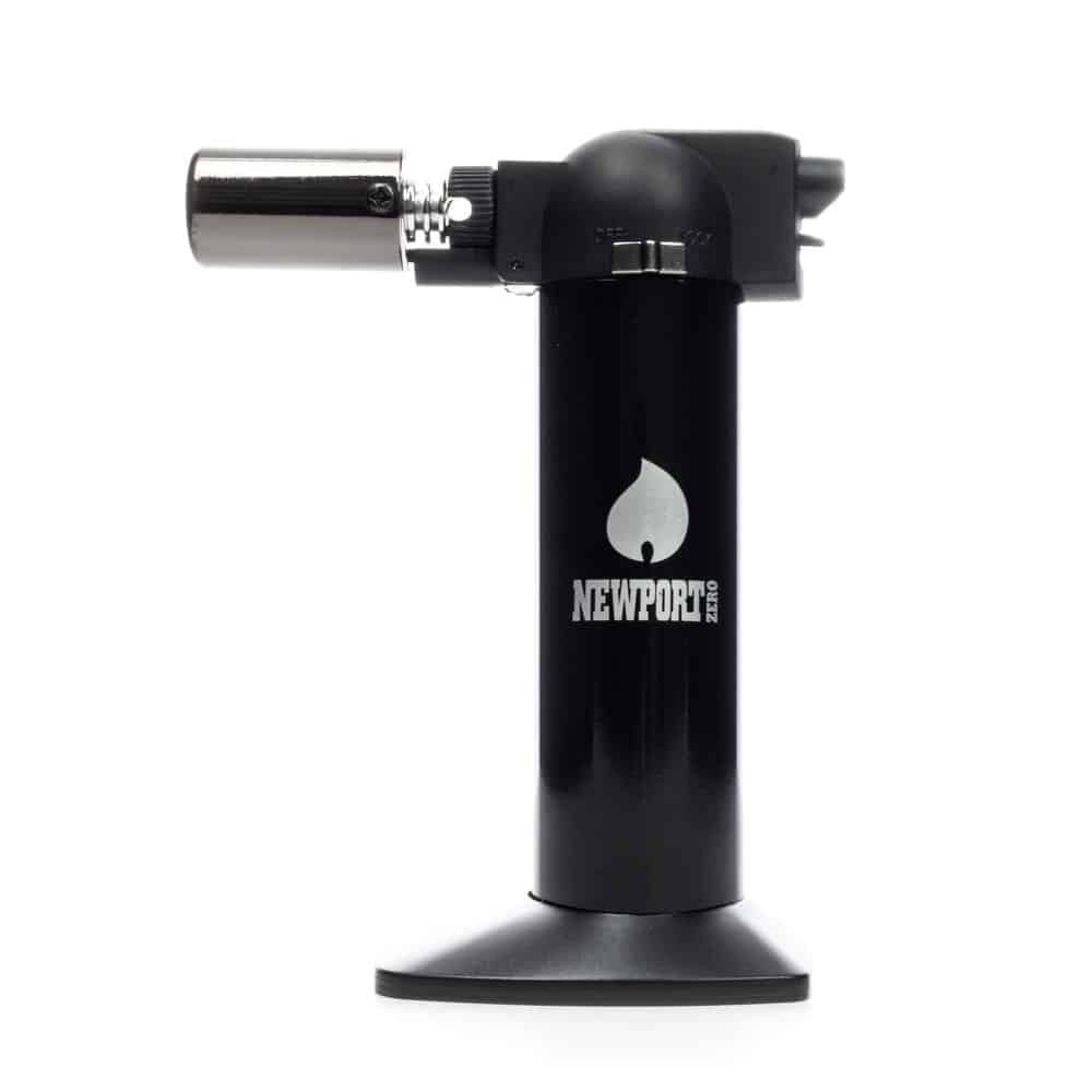 Newport Zero 6" Regular Torch Lighter - Mirror Series - Black image