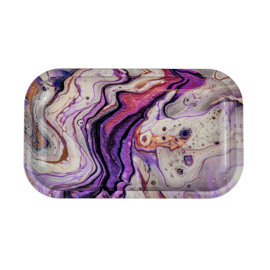 Puff Plate - Amethyst Rolling Tray image 0