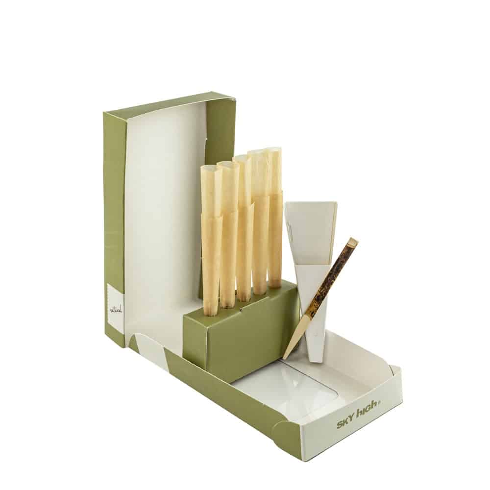 Sky High Natural Hemp Pre-Rolled Cones - King Size image 2