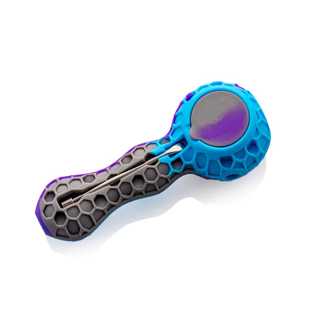 4.25" Honeybee Silicone Stash Pipe image 2