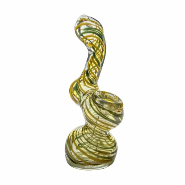 4" Swirl Color Mini Bubbler