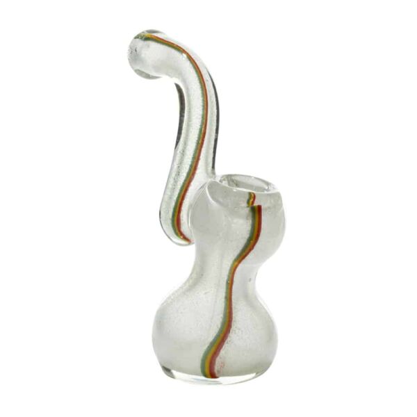 5" Glow Rasta Mini Bubbler