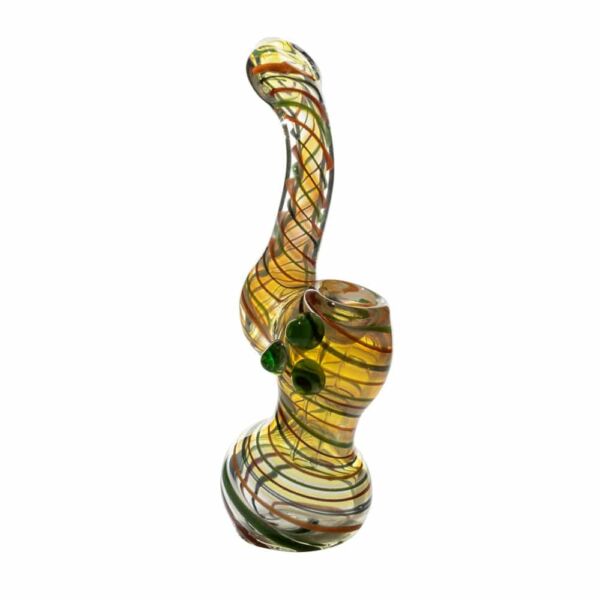 6" Swirl Color Bubbler