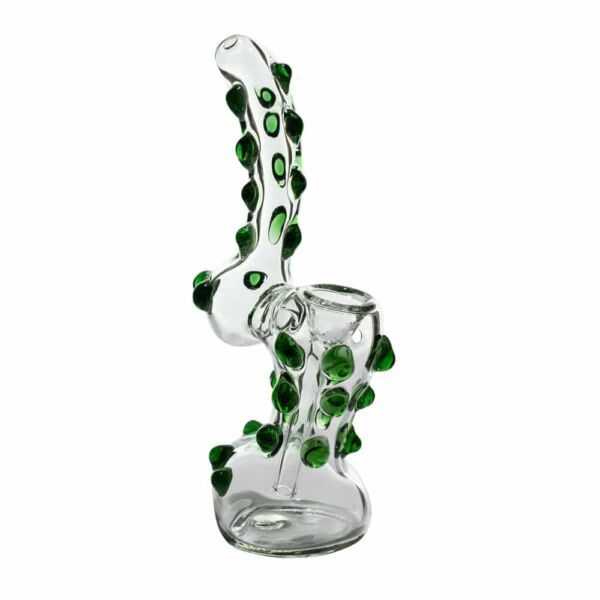 8" Color Dotted Bubbler