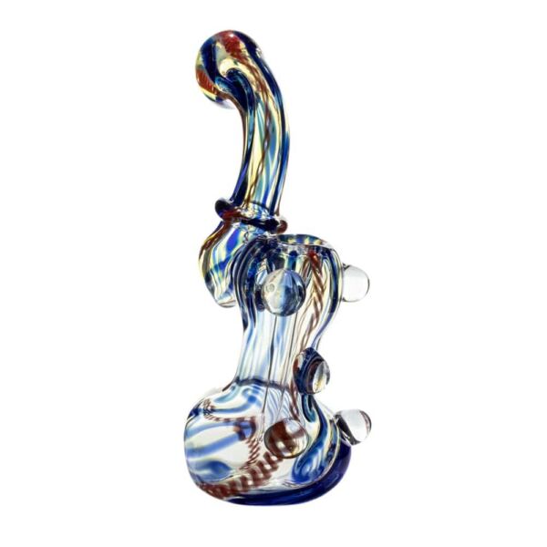 9" Swirl Color Bubbler