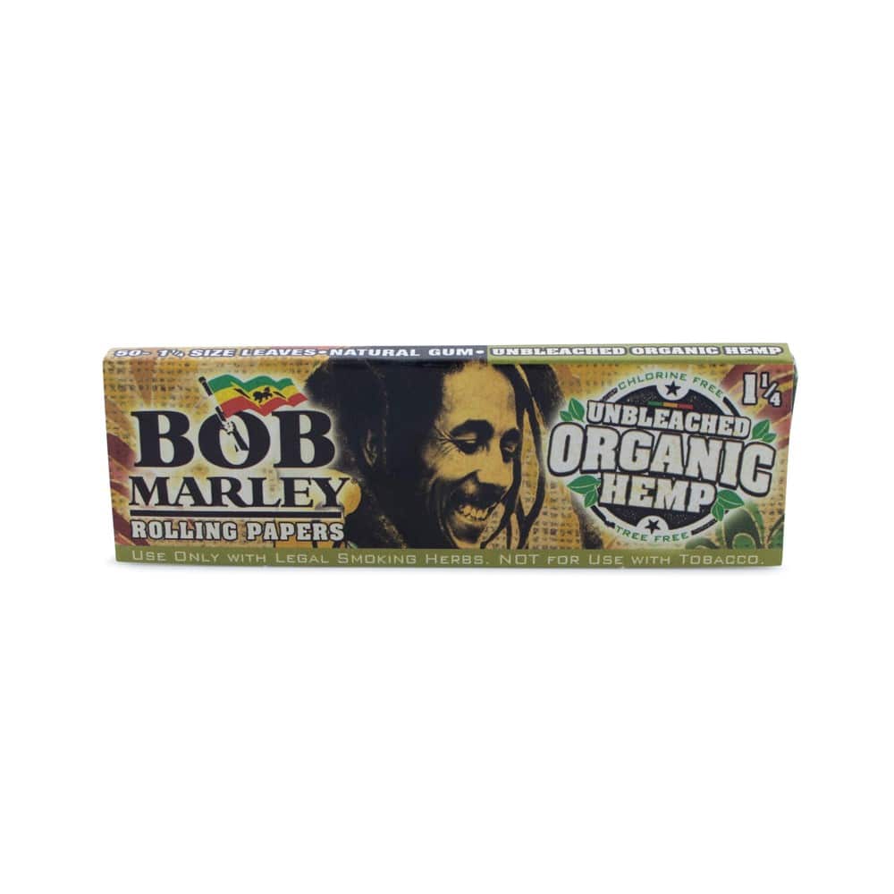 Bob Marley Organic Hemp Rolling Papers - 1 1/4