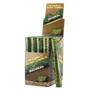 Cyclones Hemp Pre-Rolled Cones - Natural