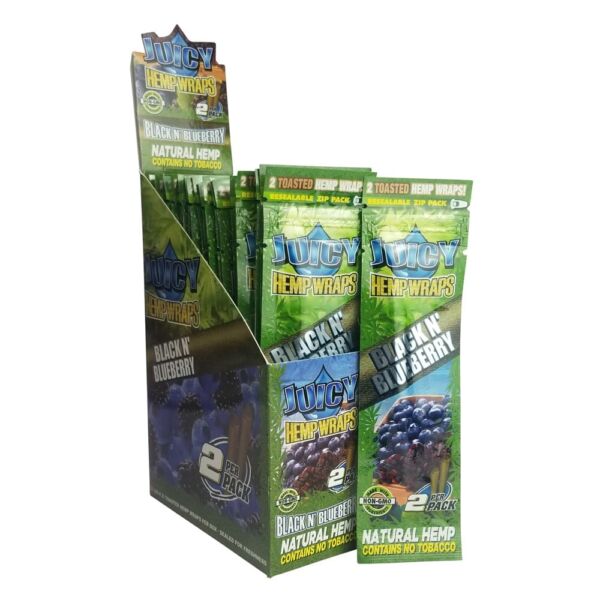 Juicy Jay's Hemp Wraps - Black N Blueberry