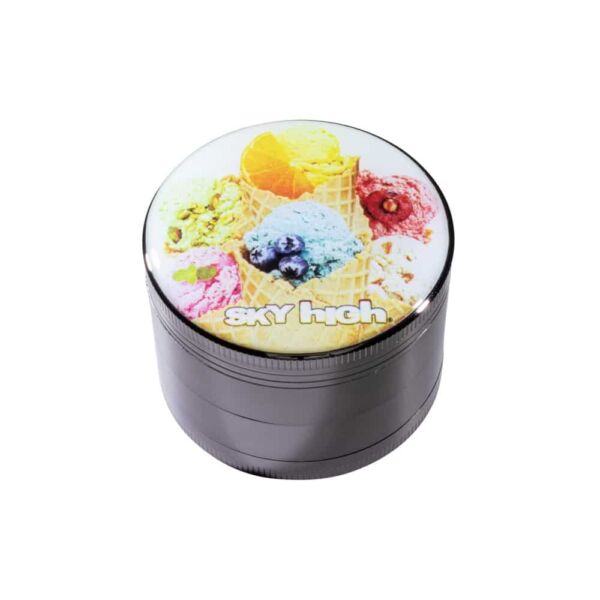 Sky High 4-Piece Herb Grinder - Ice Cream