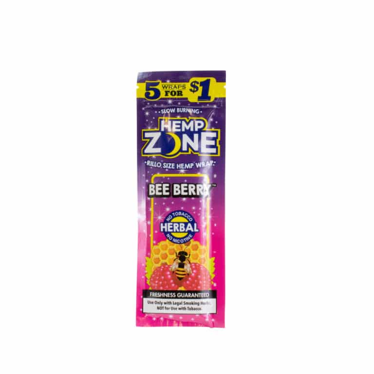 Hemp Zone Hemp Wraps - Bee Berry - Smoke Cargo