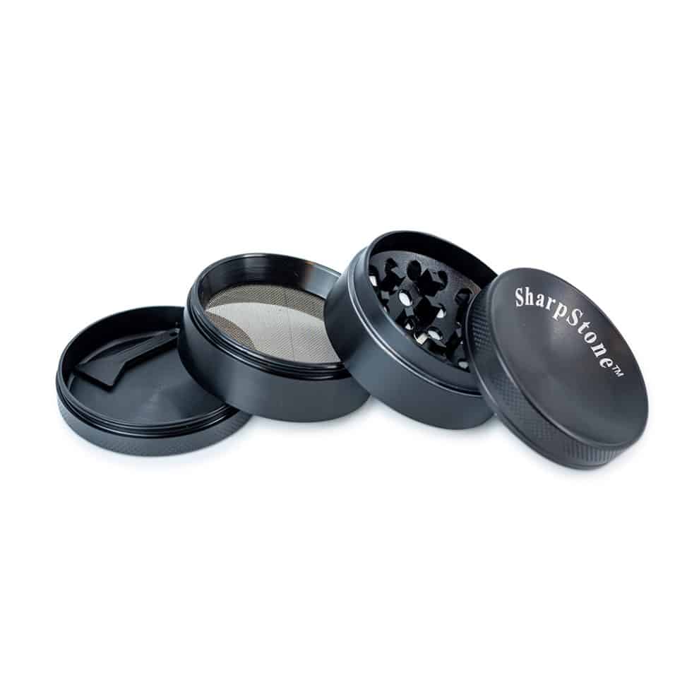 Sharpstone 4-Piece Grinder - 50mm - Smoke Cargo